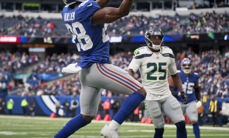 new york giants vs seahawks match player stats​