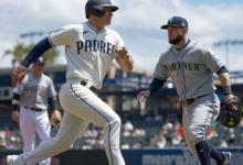 padres vs seattle mariners match player stats​