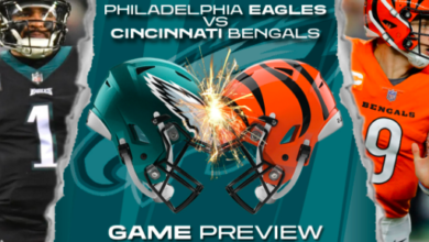 Philadelphia Eagles vs Bengals Match Player Stats