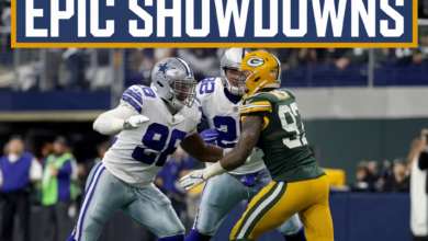 dallas cowboys vs green bay packers match player stats​